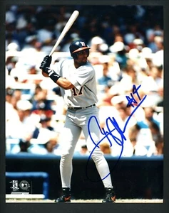 Tony Clark Signed Autographed 8 x 10 Color Photo Detroit Tigers action batting - Picture 1 of 1
