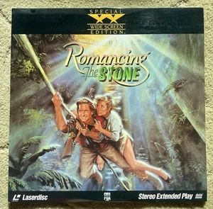 ROMANCING THE STONE laserdisc LD MICHAEL DOUGLAS CBS FOX vintage Laser Disc - Picture 1 of 2