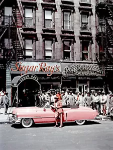 Sugar Ray Robinson - 1950 - Portrait Poster - Picture 1 of 1