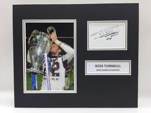 RARA Pantalla de Foto Firmada Ross Turnbull Chelsea + Certificado de Autógrafo CL FINAL 2012 - Imagen 1 de 3