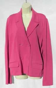 Peck & Peck Jacket Women's Size L Pink Long Sleeves Tailored Back NWT - Picture 1 of 13