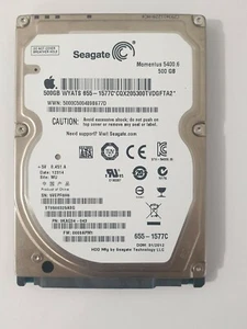 ST9500325ASG, PN: 9KAG34-043, SN: 5VE, WU,FW: 0009APM1, Seagate 500Gb 2.5" HDD - Picture 1 of 2
