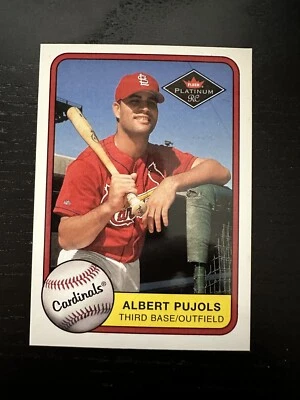 Fleer Platinum #521 2001 Albert Pujols novato radiocontrol St. Louis Cardinals Foto 1 de 2