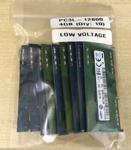 Job lot of DDR3L PC3L, 4GB Laptop RAM, Memory, Low Voltage, 50, 100, 200 - Picture 1 of 1