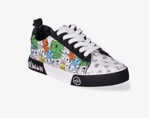 POKÉMON Zapatos de Lona Molida Unisex Adulto Talla 8 1/2 Con Cordones Nuevos - Imagen 1 de 6