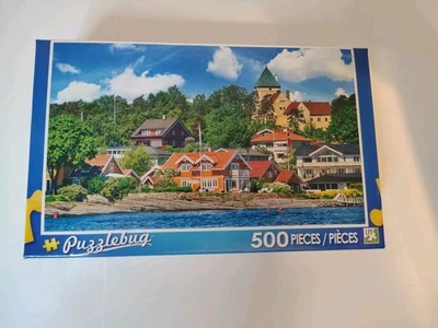 Puzzlebug Beautiful City Architecture & Colors In Summer Season Olsa Norway NEW - Image 1 of 3