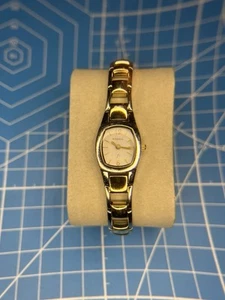 Women's Fossil F2 Watch Two Tone Gold & Silver ES-9525 New Battery - Free Ship - Picture 1 of 16