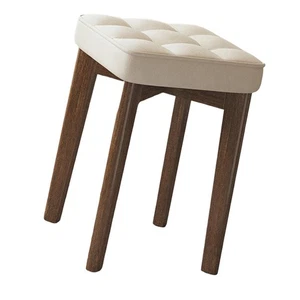 Wood Bar Stool Multifunctional Home Decoration Chair for Hotel Studio Indoor - Picture 1 of 6
