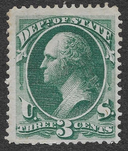 MMK Philately: US Scott #O59 MLH Official Dept. of State 3c Stamp SCV $220 - Picture 1 of 2