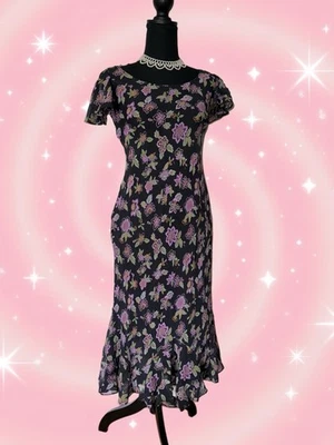Vestido Chadwick’s Seda Estampado Floral Talla 2P Foto 1 de 4
