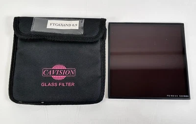 Cavision FTG6X6ND0.9 FG.ND 0.9 6x6" Linear Polarizer Glass Filter - Image 1 of 4