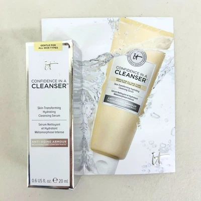 IT Cosmetics Confidence in a Cleanser, suero limpiador hidratante, 0,6 oz, nuevo en caja Foto 1 de 4