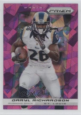 2013 Panini Prizm Purple Cracked Ice Prizm /40 Daryl Richardson #198 - Image 1 of 2