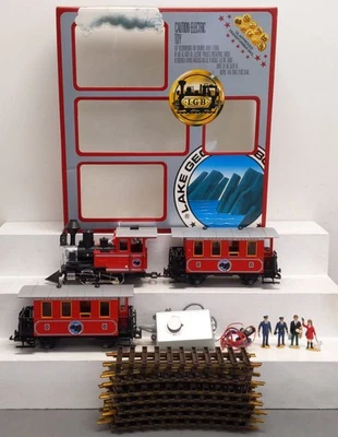 LGB 25301 G Scale Lake George & Boulder G Gauge Steam Passenger Train Set EX/Box - Image 1 of 4