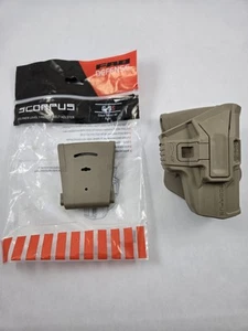 New Fab Defense Scorpus G-9S Holster Glock 17 19 22 23 26 27 OWB Paddle RH FDE - Picture 1 of 5
