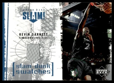 Muestras Slam Dunk 2005-06 Upper Deck parche Kevin Garnett #SL-KG A1 Foto 1 de 2