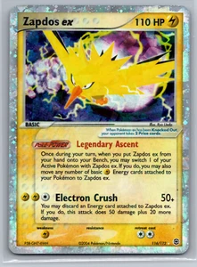 Zapdos ex (Holo) - #116/112 - LP Cracked Ice Holo ๐ง - Picture 1 of 4