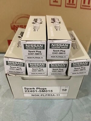 Vela de ignição laser irídio 6 peças para NGK 22401-5M015 Infiniti Frontier Maxima Altima - Imagem 1 de 4