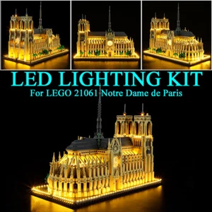 LED Licht Kit für Lego 21061 Notre-Dame de Paris Dekor DIY Beleuchtungs Set - Bild 1 von 12