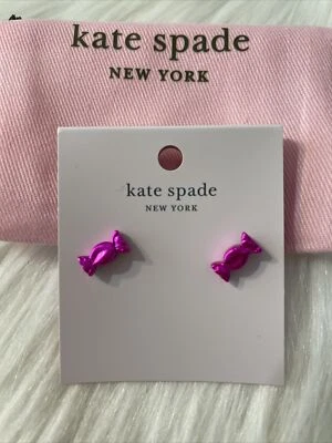 Nuevos aretes Kate Spade Candy Shop envueltos en rosa novedad gran regalo Foto 1 de 4
