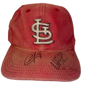 CESAR IZTURIS Autographed St. Louis Cardinals LA Gear Kids Baseball Cap 2008 - Picture 1 of 12
