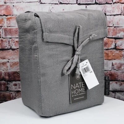 Nate Home Pin Dot Matelasse Duvet Cover 3pc Set, Full/Queen, MSRP $198 - Image 1 of 4