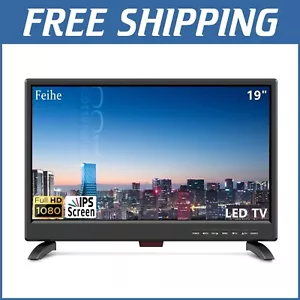 Lightweight 19 Inch Flat Screen TV with ATSC Tuner - Travel & Home Use - Picture 1 of 9