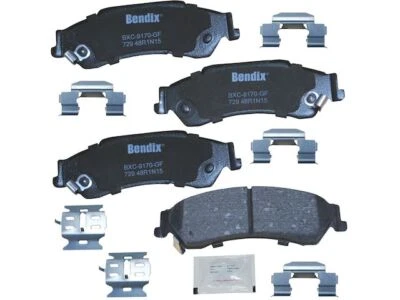 Juego de pastillas de freno traseras Bendix 81952FGRY 1991 para Chevrolet S10 1990-1993, 1997-2004 Foto 1 de 2