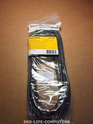 StarTech HDDVIMM5M  5M 16FT HDMI zu to DVI - D Kabel - M/M - NEW NEU IN PLASTIC - Bild 1 von 2