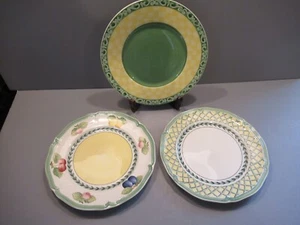 Two Villeroy & Boch French Garden Plates 8" One Acacia Summerhouse 8.5" - Picture 1 of 8