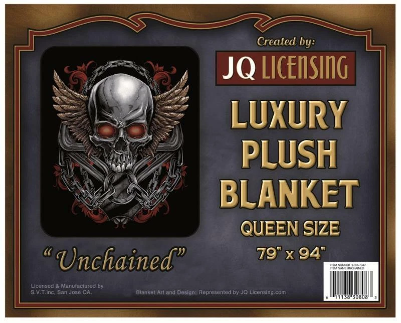 JQ 许可无链中等重量大号毯 79X94 — 第 1/1 张图片