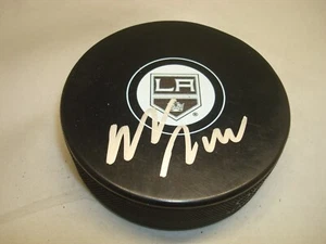 Disco de hockey firmado por Nate Thompson Los Angeles Kings autografiado 1B - Imagen 1 de 2