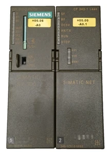 Siemens S7-300 CPU317-2 PN/DP + CP343-1 Lean 6ES7317 6GK7343 - Picture 1 of 5