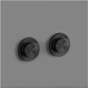 CEA PULO6KDS Paar schwarze WC WC Tasten für DUAL Spülung Geberit(Sigma)Zister - Bild 1 von 7