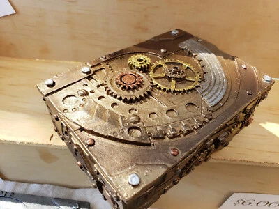 Caixa de bugigangas Steampunk, caixa de joias - Imagem 1 de 4