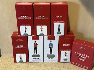 2022 Hallmark Keepsake Set Of 7 Star Trek Mirror Mirror Ornaments W/ Power Cord - Picture 1 of 15