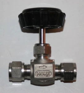 3/8" OD Tube 316ss Needle Valve (5000 Psig) HOKE 3812G6M - Picture 1 of 4