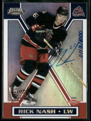 2002-03 Pacific Exclusive #196 Rick Nash #/1000 - Image 1 of 2