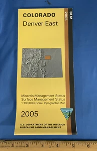 USGS BLM EDITION TOPOGRAPHISCHE KARTE COLORADO - DENVER EAST - Bild 1 von 4