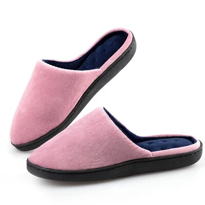 Damen Hausschuhe Herbst Winter für Drinnen Draussen Filzpantoffeln Waschbare