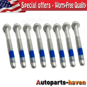 8PCS Silver Cab Body Assembly Mount Cushion Bolt For 1999-2005 GMC Sierra Chevy - Picture 1 of 7