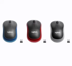 Logitech M185 Wireless Mouse 1000DPI 2.4GHz Optical Ergonomic Mini Portable New - Picture 1 of 11