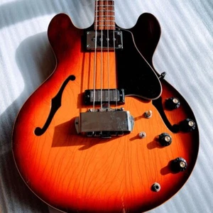 Bajo eléctrico Gibson EB-2D Sunburst vintage semi-hueco de JAPÓN - Imagen 1 de 10