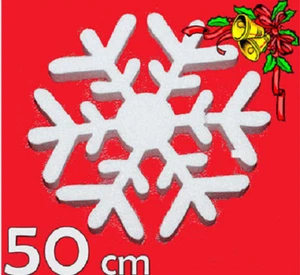 Décorations Noël Fêtes Cérémonie Forme D'Étoile En Polystyrène 50 CM - Bild 1 von 1