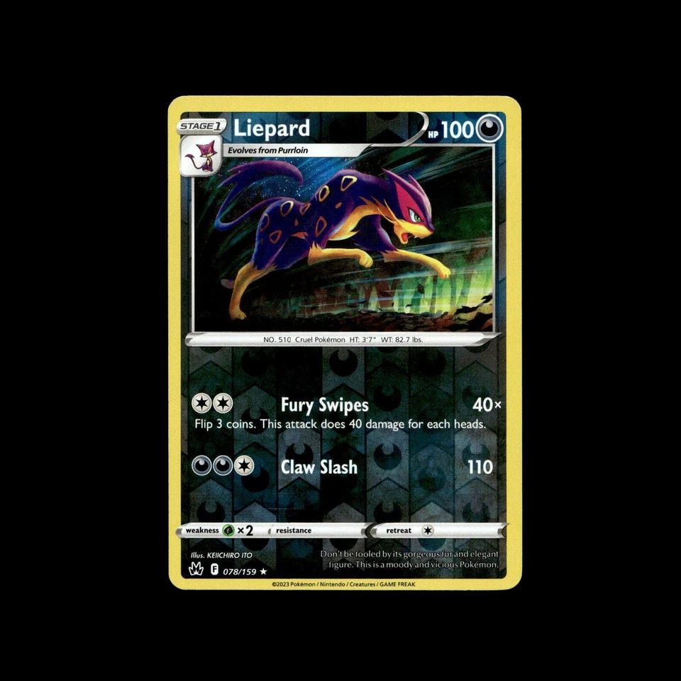 Cat Pokemon Cards! Meowth Persian Litten Meowscarada Skitty Purrloin Holo Card! - Image 1 of 1