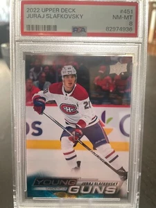 2022-23 Upper Deck Series 2 - Young Guns #451 Juraj Slafkovsky (RC) - Picture 1 of 2