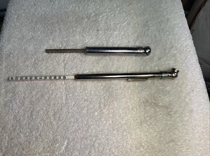 Antique ACME Brooklyn, NY Balloon Tire Pressure Gauge & Milton USA Pocket Clip - Picture 1 of 7