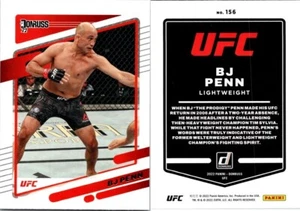 2022 Donruss UFC Base #156 BJ Penn - Picture 1 of 1