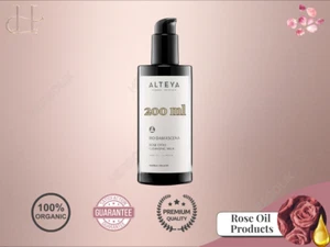 Alteya Rose Otto Cleansing Milk 200ml – Organic Cleanser for Sensitive Skin - Picture 1 of 16