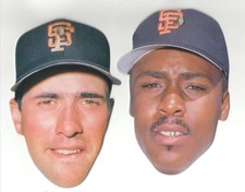 1990 Topps Heads Up - SAN FRANCISCO GIANTS Team Set